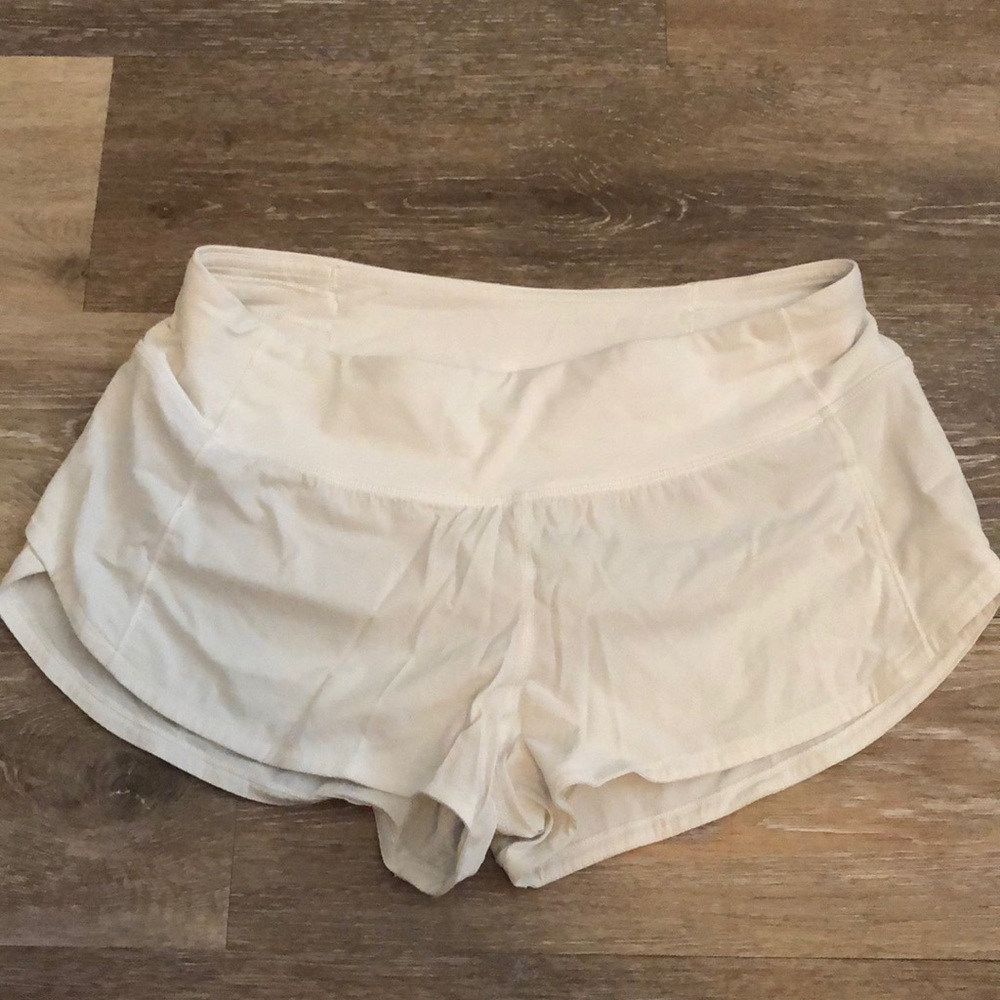 Lululemon shorts, with inseam lining.